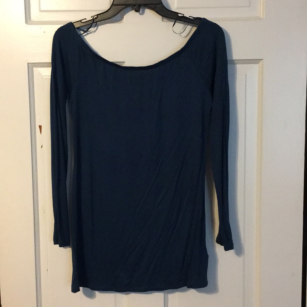 Off the shoulder maternity shirt from Motherhood